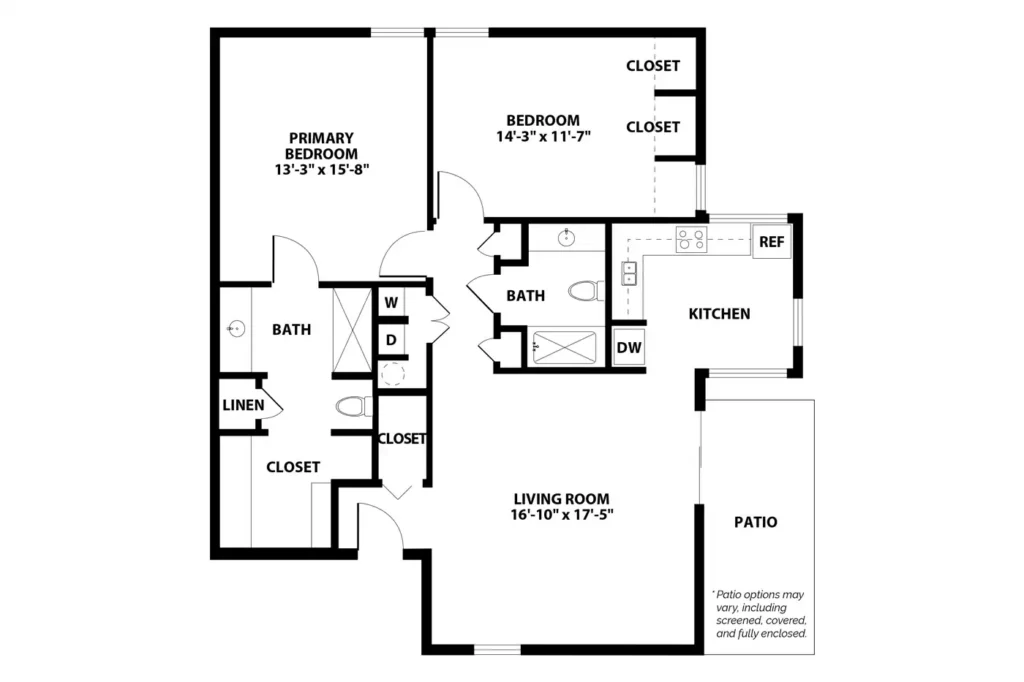 2 Bedroom