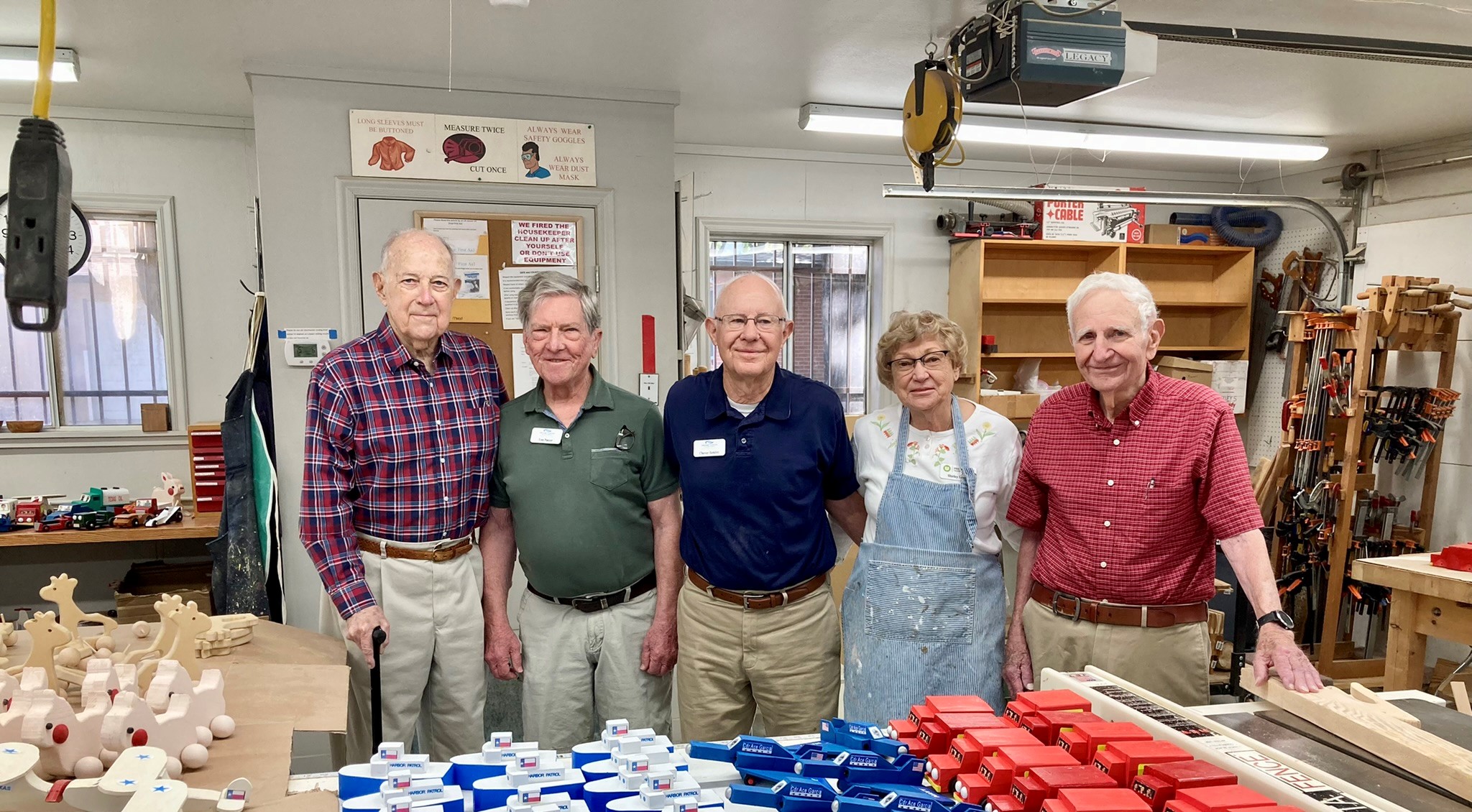 PVN Woodworkers Give Back