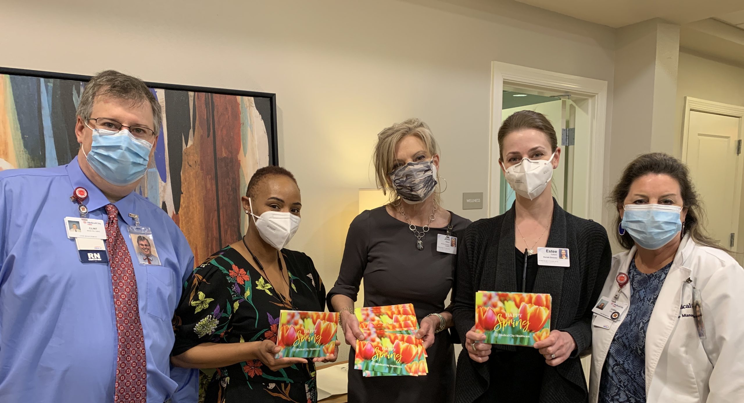 Medical City Gifts Seniors at PVN 205 Encouragement Cards