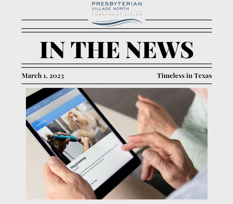 PVN Featured in Dallas Morning News Seniors and Technology Article