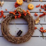 Fall wreath decoration