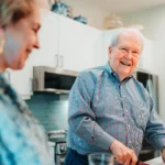 PVN residents hosting a get-together.