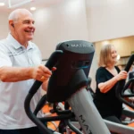 PVN residents spending time in the fitness center