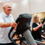 PVN residents using the fitness center