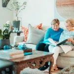 PVN residents enjoying a conversation in an apartment home