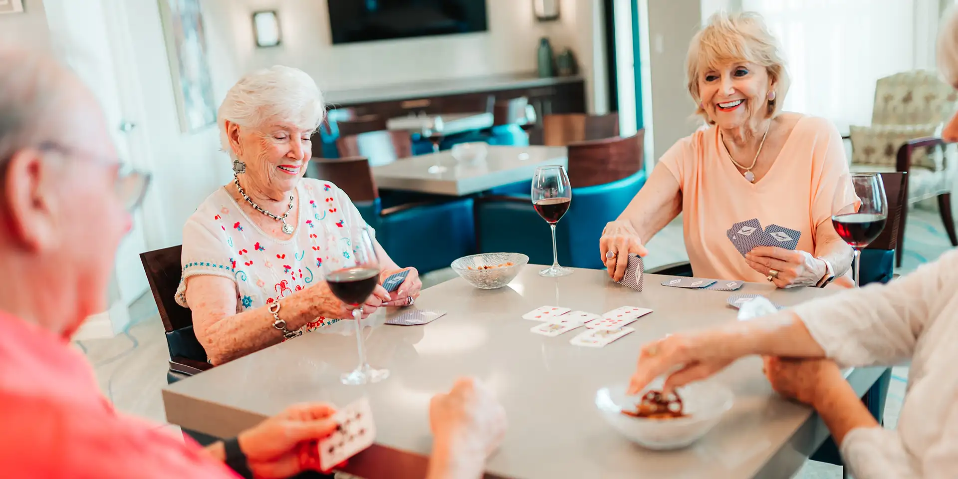 PVN residents enjoying a game together