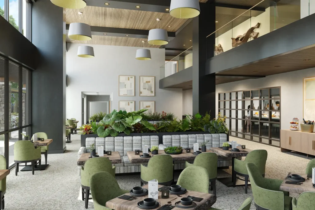 Dining venue at The Landmark at PVN